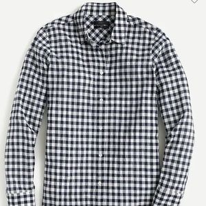 J. Crew Gingham Button Down Shirt
